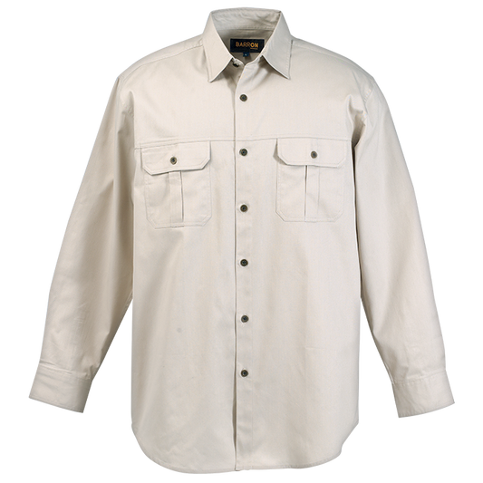 Bush Shirt Long Sleeve Mens