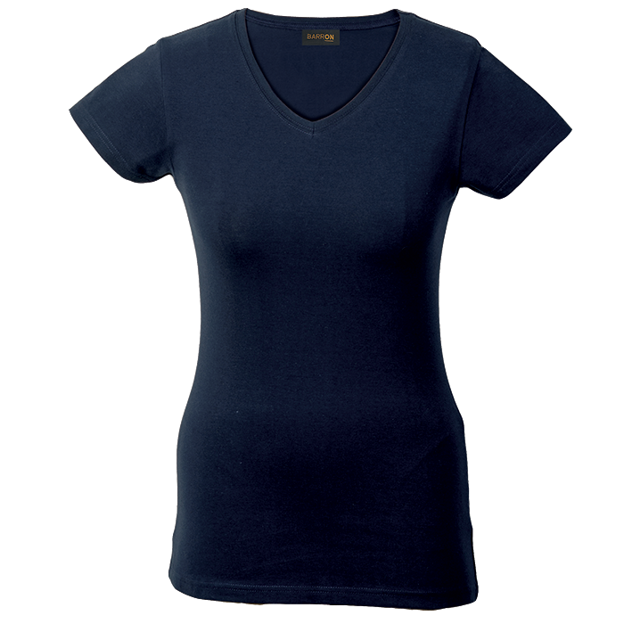 170g Slim Fit V-Neck T-Shirt Ladies