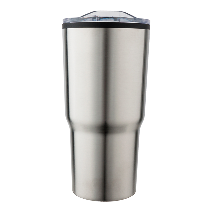 590ml Stainless Steel Mug With Clear Lid