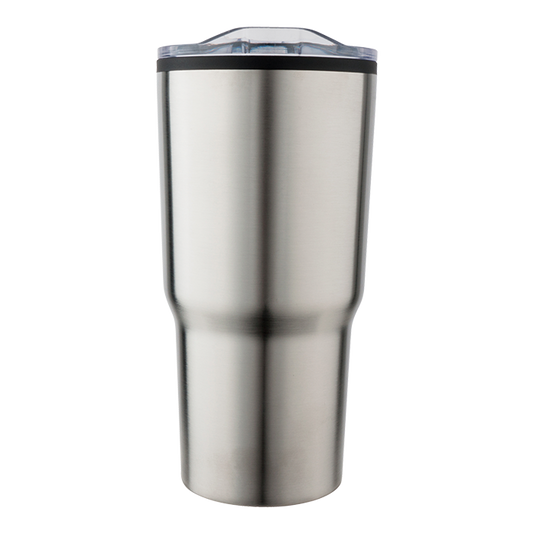 590ml Stainless Steel Mug With Clear Lid